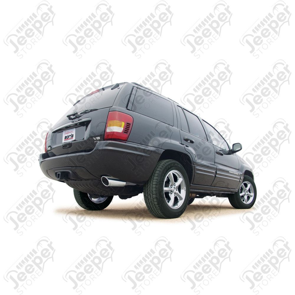 Silencieux BORLA avec tube de sortie moteurs 4.0L et 4.7L V8 - Jeep Grand Cherokee WJ / WG - 14836