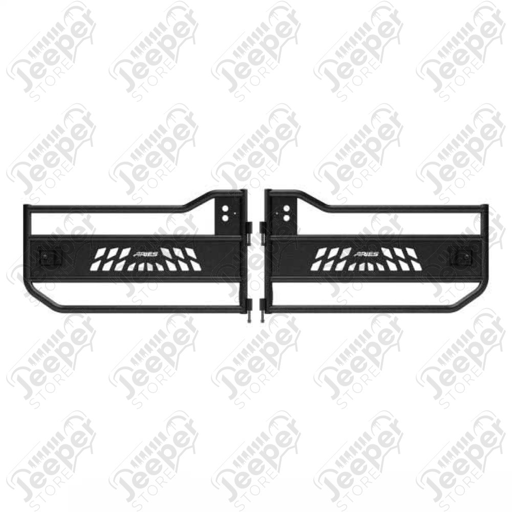Kit de 2 demi portes tubulaire avant en aluminium pour Jeep Wrangler JL 