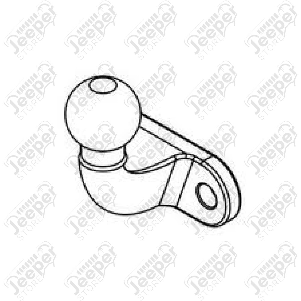 Crochet d'attelage DÉMONTABLE pour Jeep Grand Cherokee WH, WK (sauf SRT8)