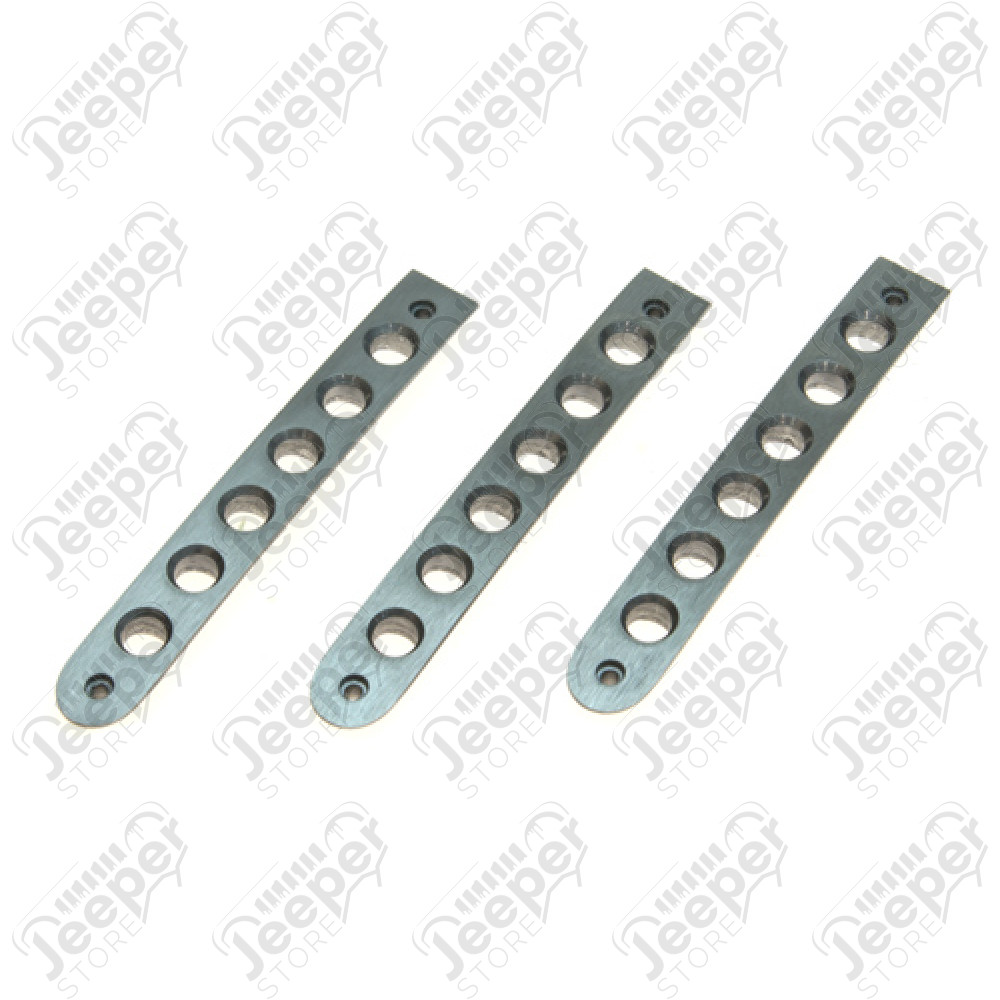 Kit enjoliveurs de portes en aluminium Jeep Wrangler JK (2 portes) 