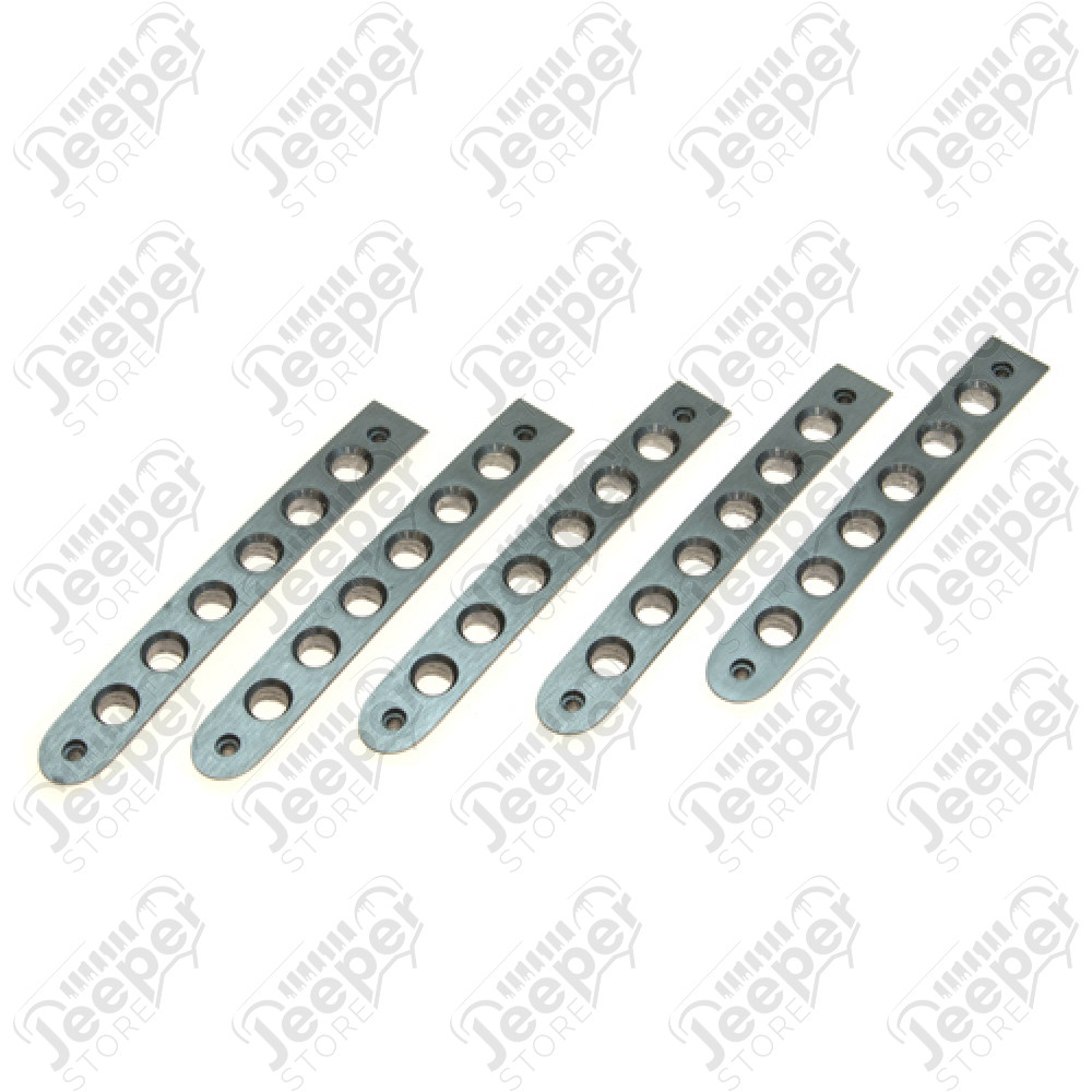 Kit enjoliveurs de portes en aluminium Jeep Wrangler JK Unlimited (4 portes) 