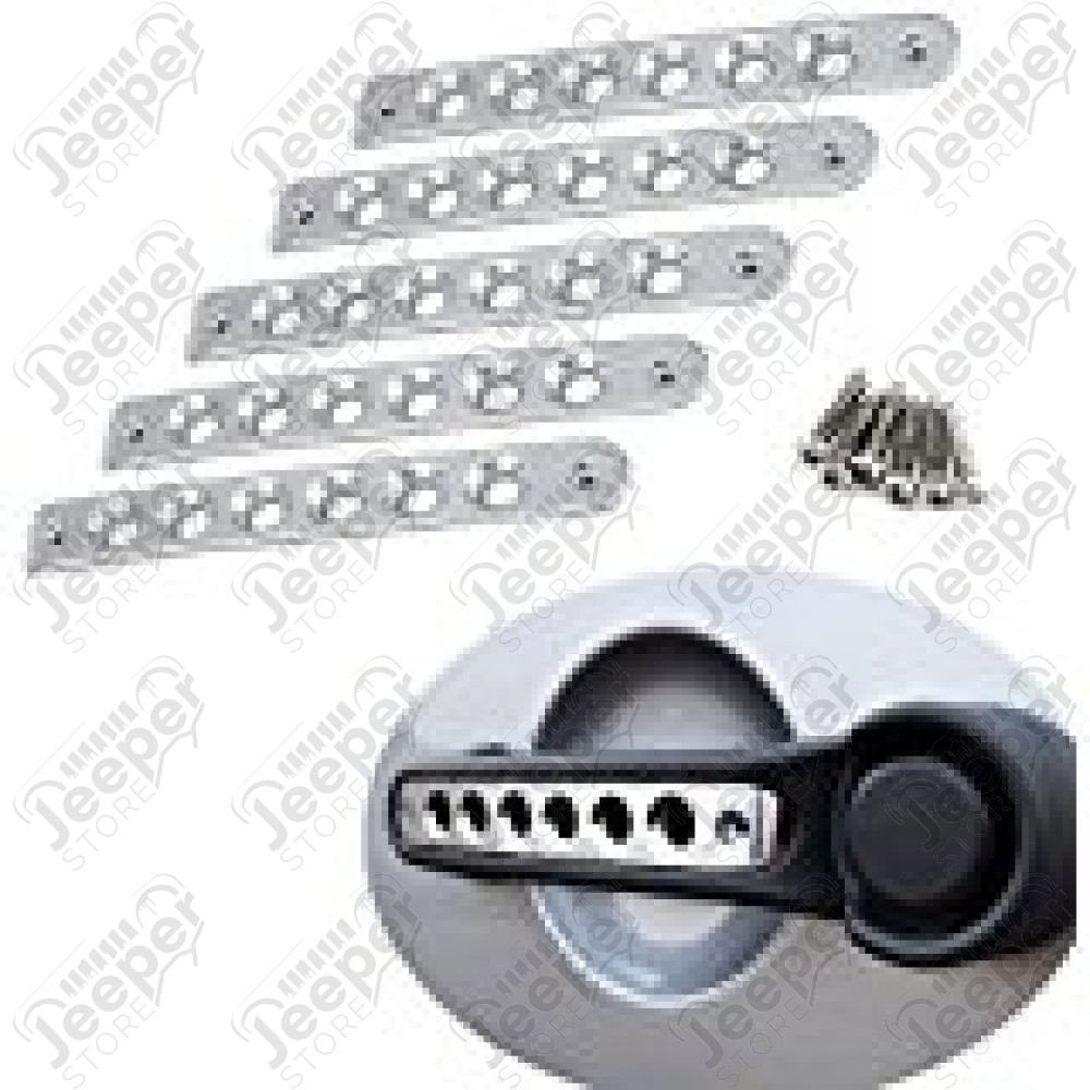 Kit enjoliveurs de portes en aluminium Jeep Wrangler JK Unlimited (4 portes) 