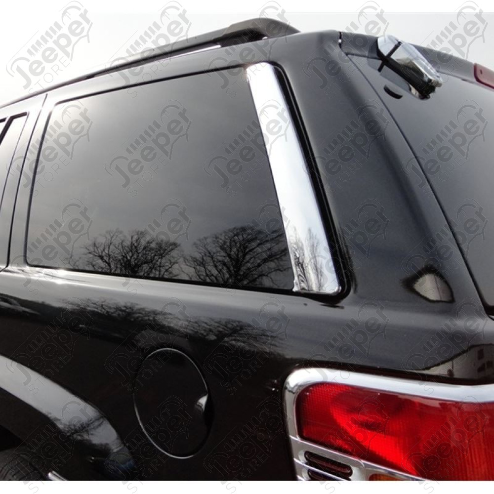 Enjoliveur chromé, latéraux pour coffre arrière Jeep Grand Cherokee WJ, WG