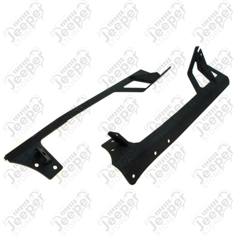 Rampe de lampe portée pour barre de LED 50" + fixations en bas pour projecteurs Jeep Wrangler JK