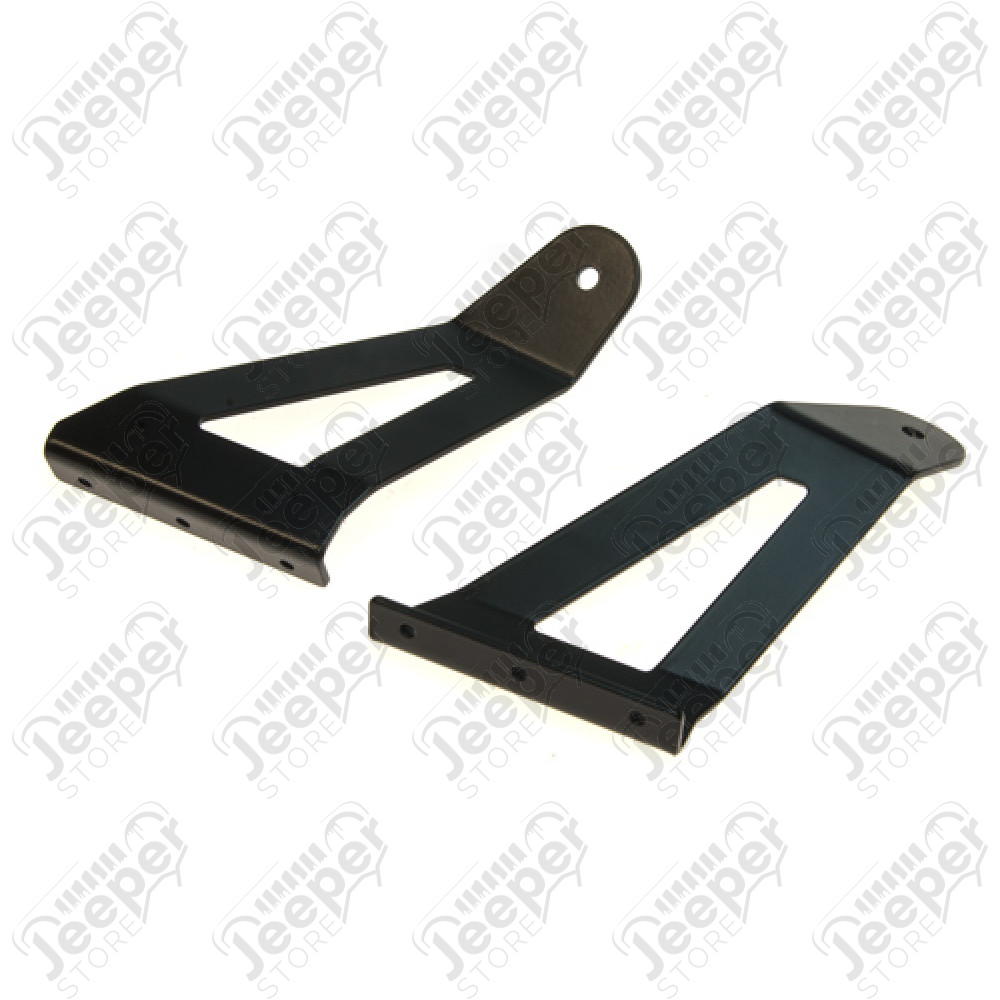 Support noir pour barre de LED Jeep Cherokee XJ