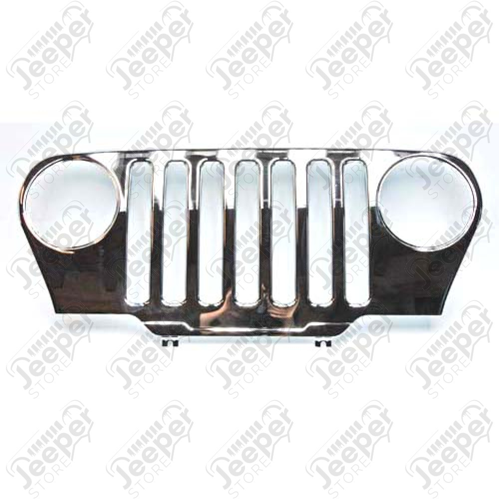 Enjoliveur de calandre acier inox Jeep Wrangler TJ