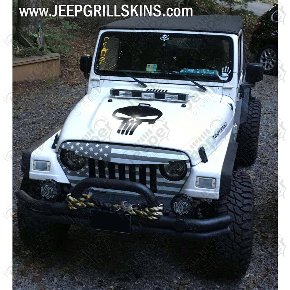 Calandre agressive "Angry Bird" Jeep Wrangler TJ