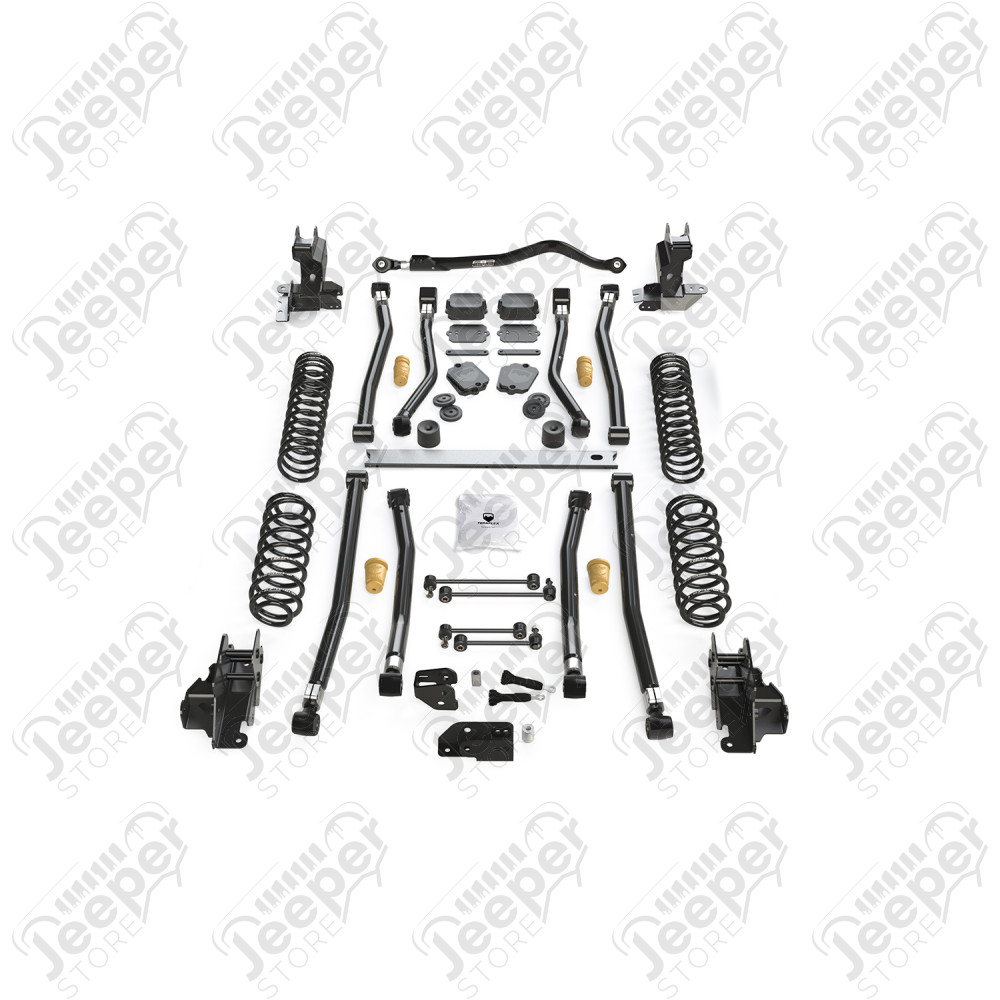 JL 2dr: 4.5” Alpine CT4 Long Arm Suspension System – No Shocks