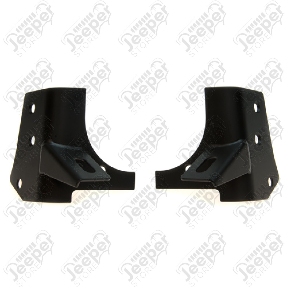 Kit supports de longues portées sur baie de pare brise, couleur noir pour Jeep Wrangler TJ