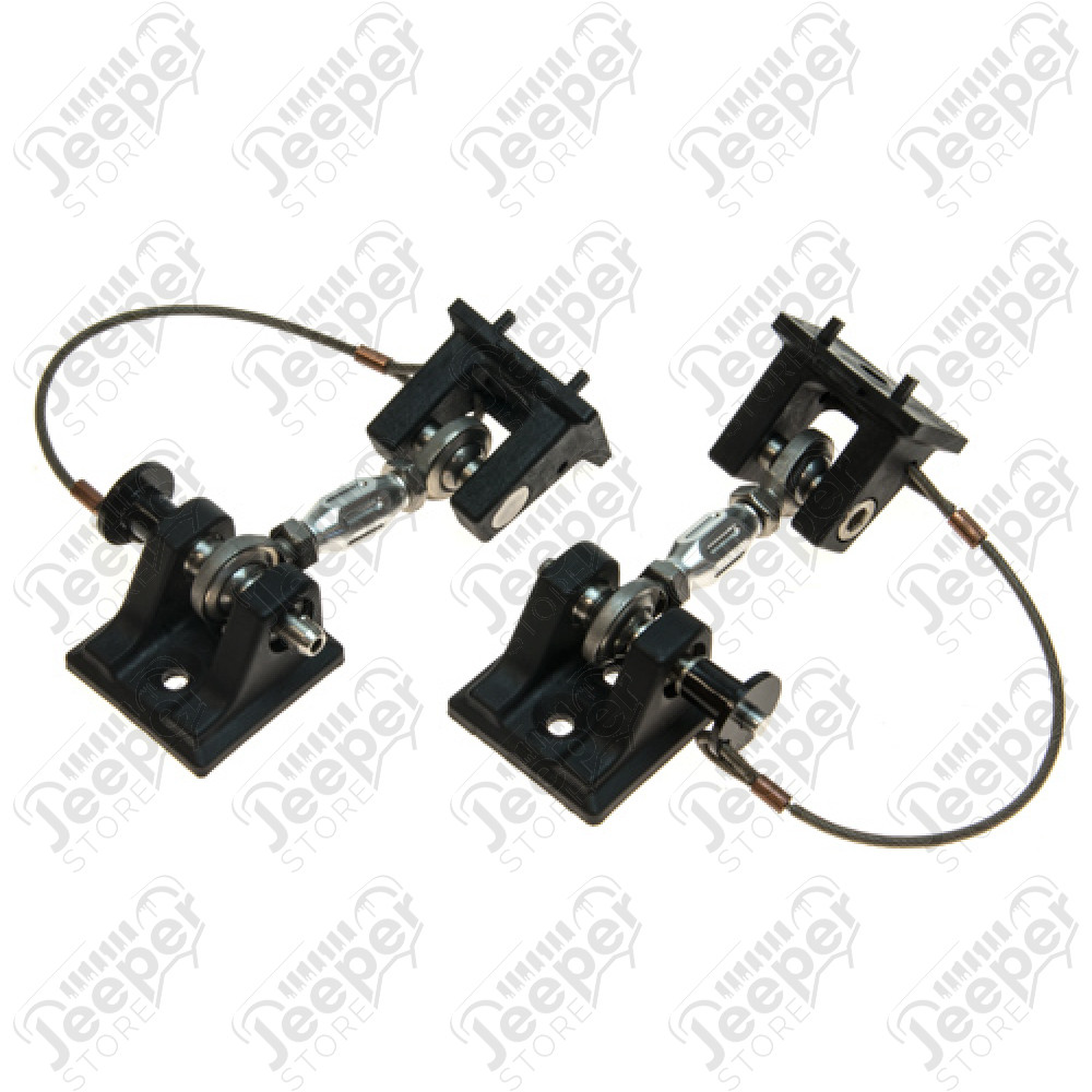 Kit attache capot moteur réglable acier Jeep Wrangler TJ