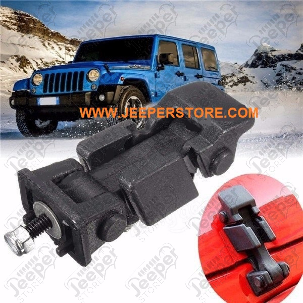 Attache capot plastique noir origine Jeep Wrangler JK