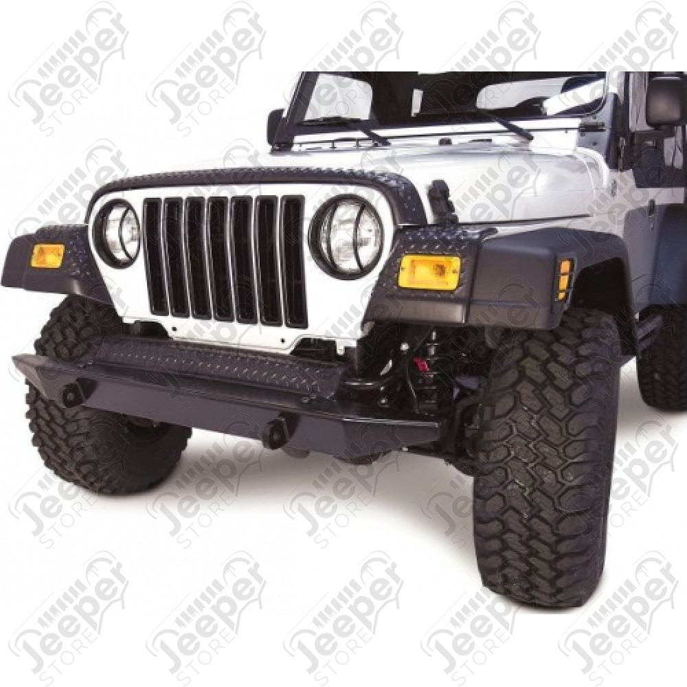 Pare chocs acier avant Rock Crusher pour Jeep Wrangler YJ et TJ