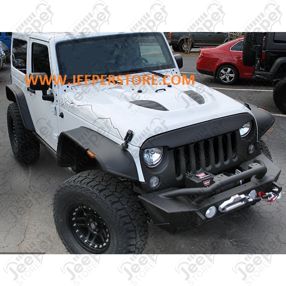 Pare chocs avant acier avec porte treuil Jeep Wrangler JK