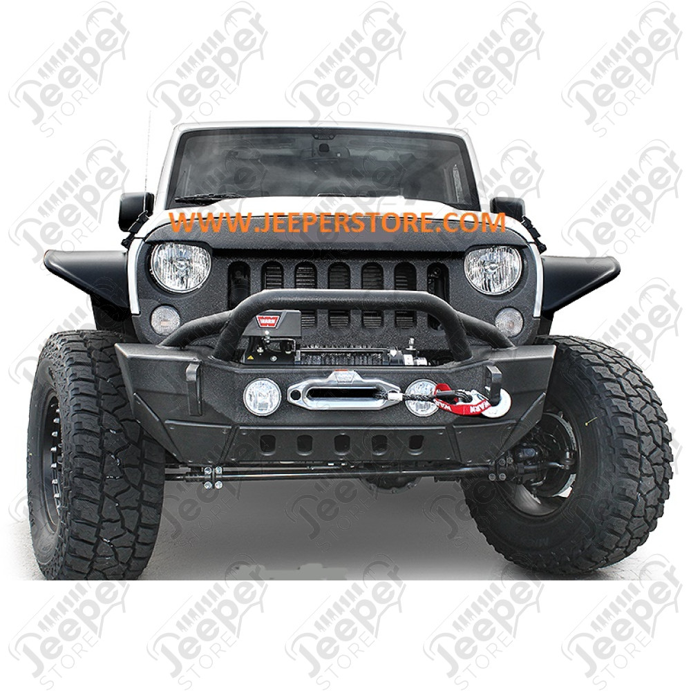 Pare chocs avant acier avec porte treuil Jeep Wrangler JK