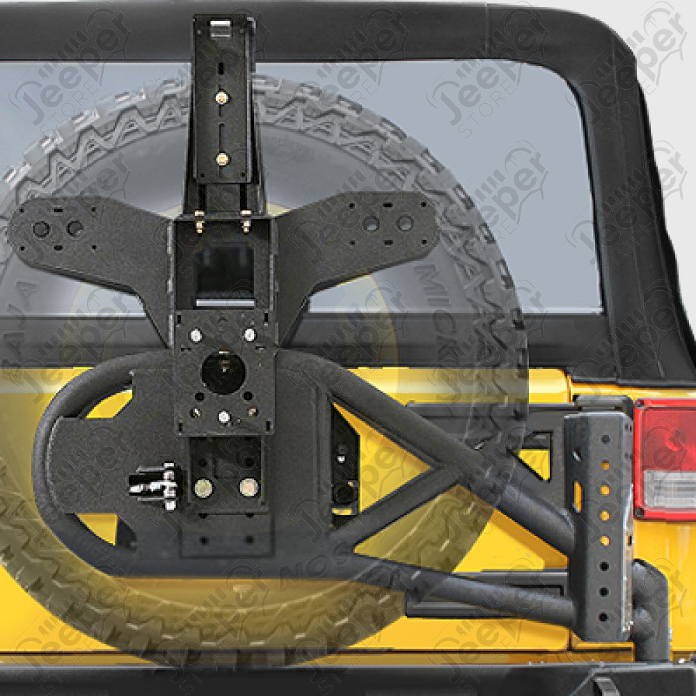 Pare chocs arrière en acier Gen2 (avec porte roue) pour Jeep Wrangler JK