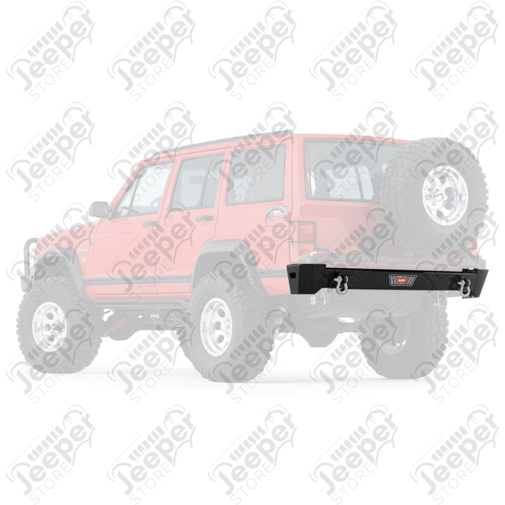 Pare chocs arrière acier WARN sans porte roue de secours - Jeep Cherokee XJ - AC4T0054