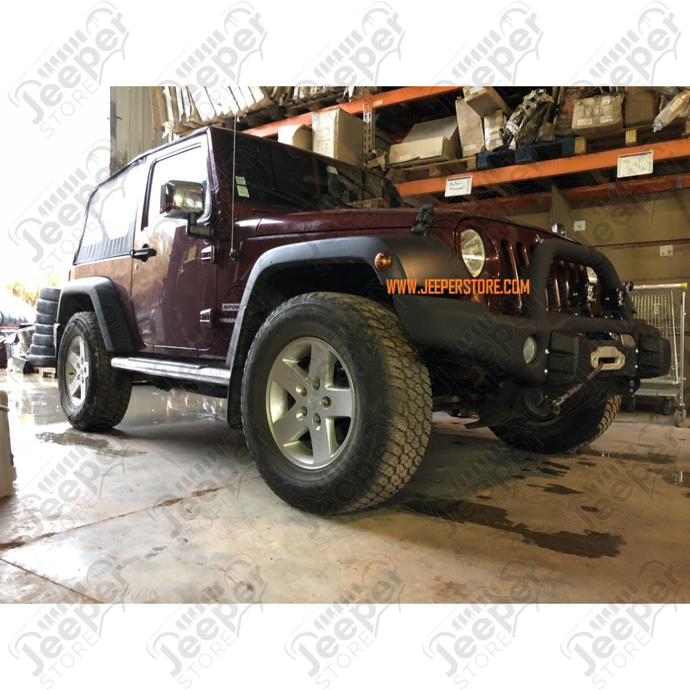 Pare chocs avant acier avec porte treuil type AEV Premium - Jeep Wrangler JK - 1540.38AEV-CA / PCAV-066 / 1533.65CA / JP-BP008