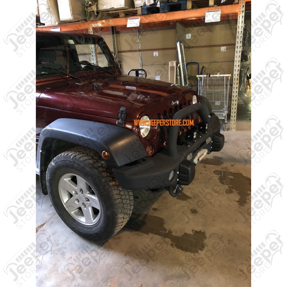 Pare chocs avant acier avec porte treuil type AEV Premium - Jeep Wrangler JK - 1540.38AEV-CA / PCAV-066 / 1533.65CA / JP-BP008