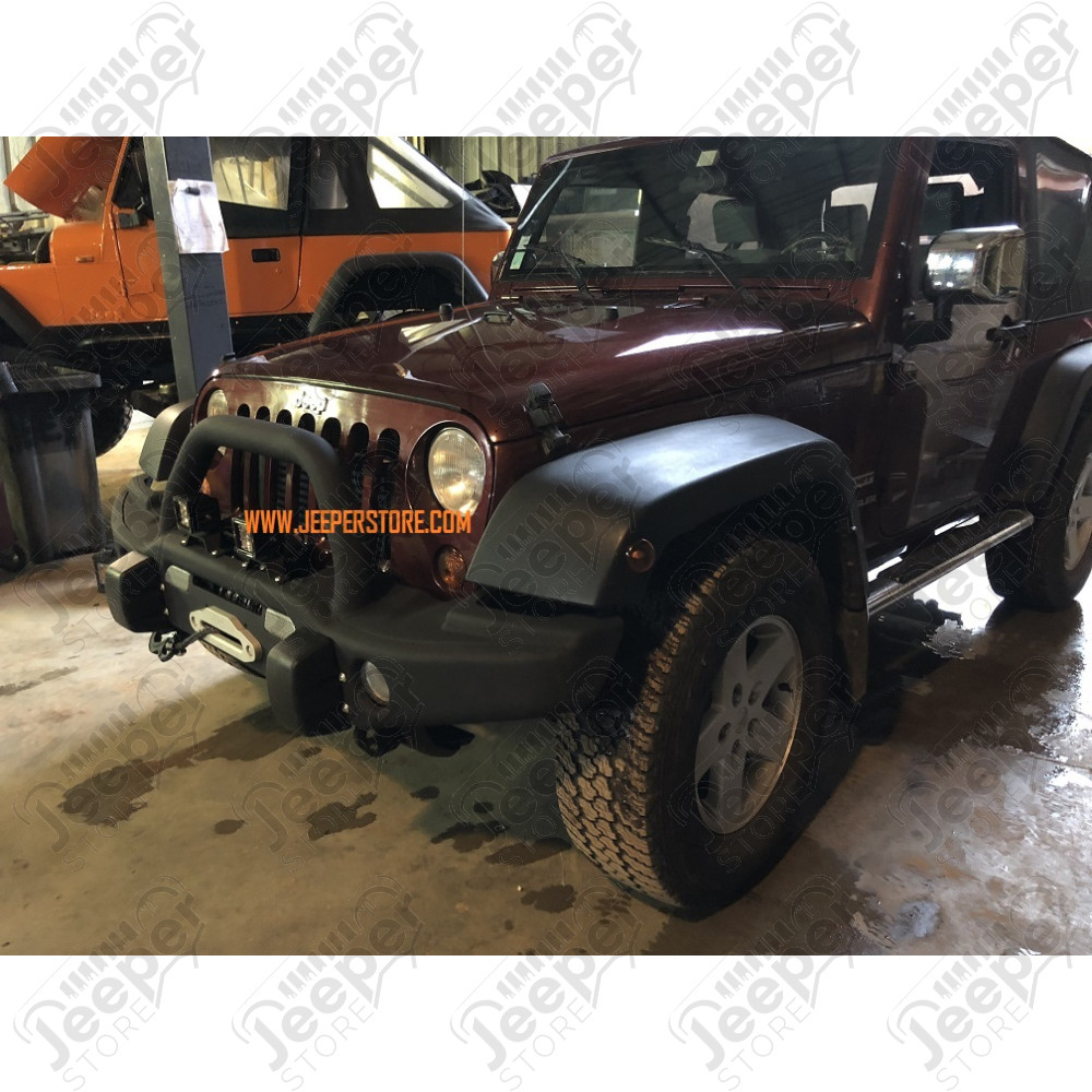 Pare chocs avant acier avec porte treuil type AEV Premium - Jeep Wrangler JK - 1540.38AEV-CA / PCAV-066 / 1533.65CA / JP-BP008