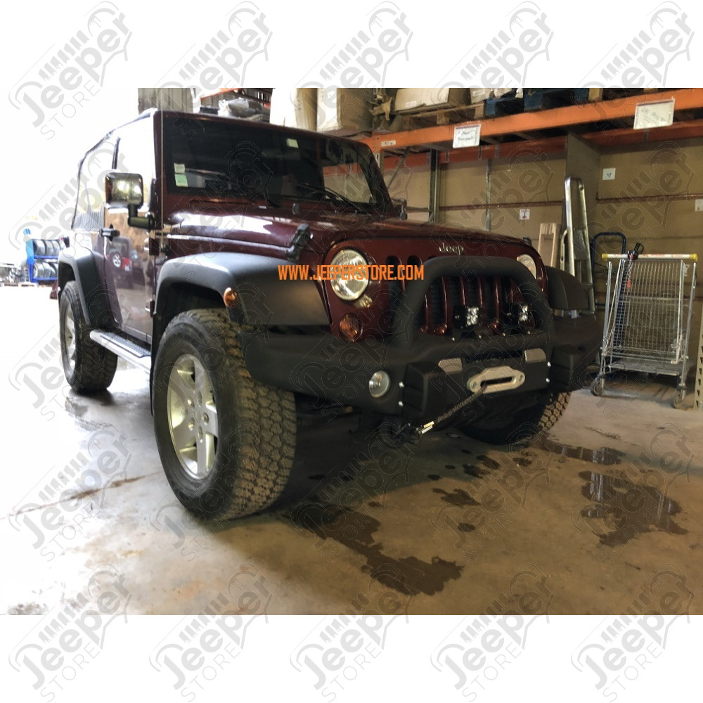 Pare chocs avant acier avec porte treuil type AEV Premium - Jeep Wrangler JK - 1540.38AEV-CA / PCAV-066 / 1533.65CA / JP-BP008