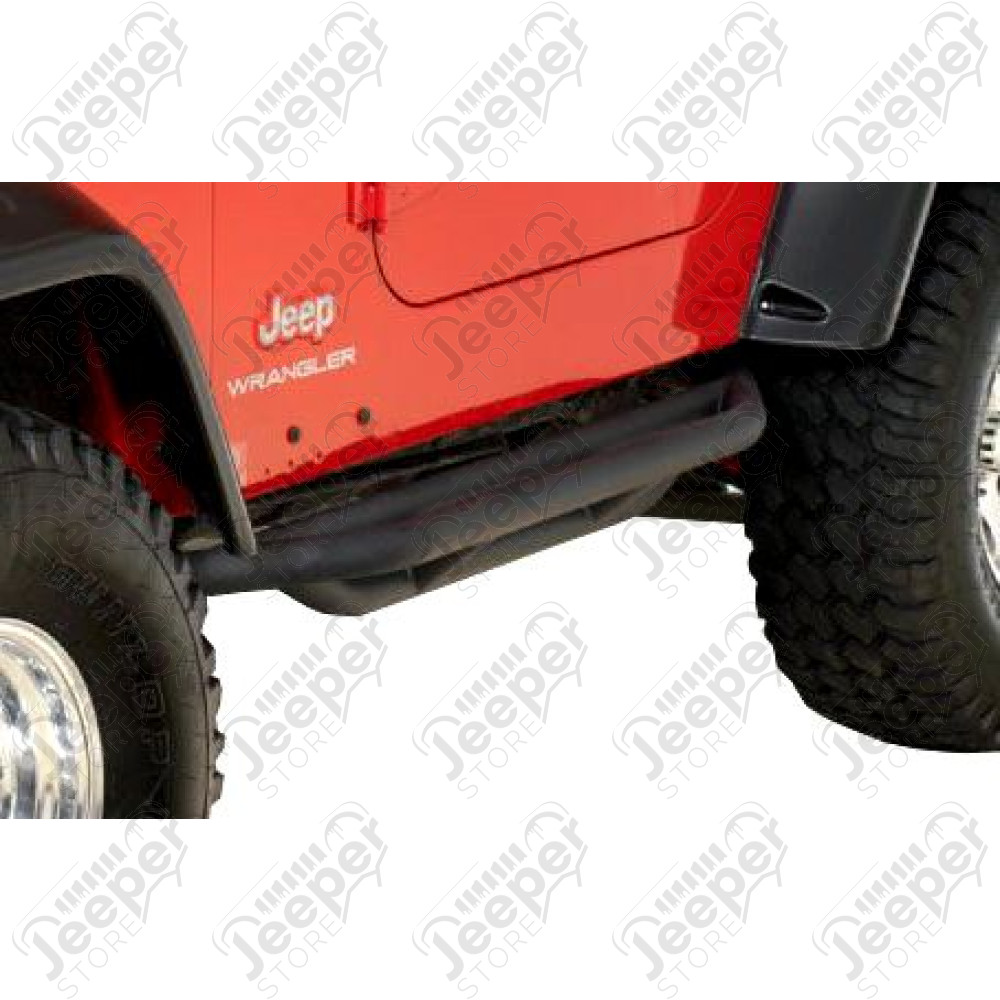 Kit de marchepieds noir "Rock Crawler" - Jeep Wrangler YJ, Wrangler TJ - AS-NB-3002 / 11504.13
