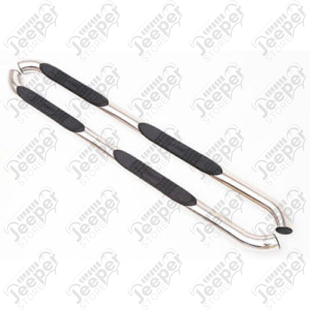 Kit marchepieds acier inox avec anti dérapant - Jeep Wrangler JK Unlimited (4 portes) - AS-NB-3005 / 11593.06