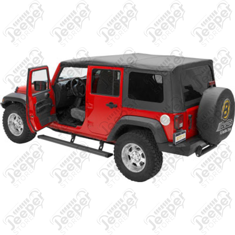 Kit marchepieds électriques avec plateau - Jeep Wrangler JL Unlimited 4 portes - AGGJWJL4ESS / TMPST01-0430