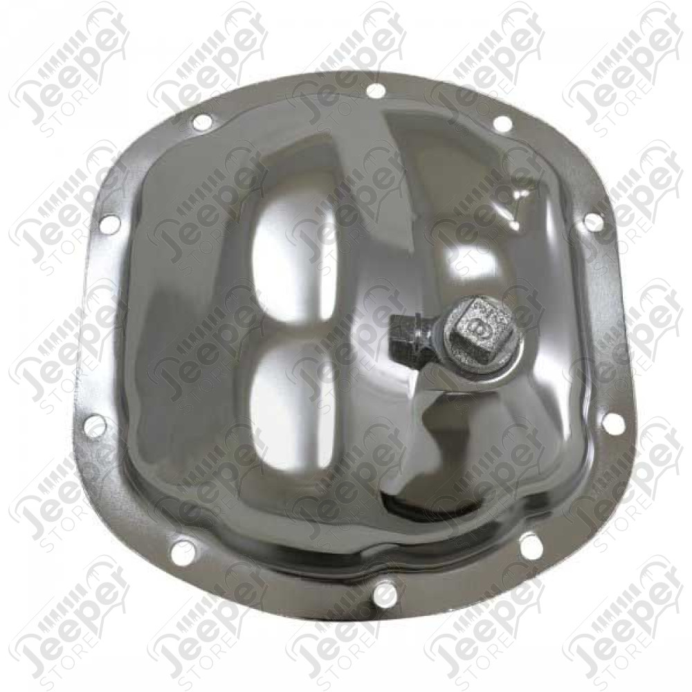 Couvercle de différentiel avant en acier inox chromé Dana 30, Jeep CJ