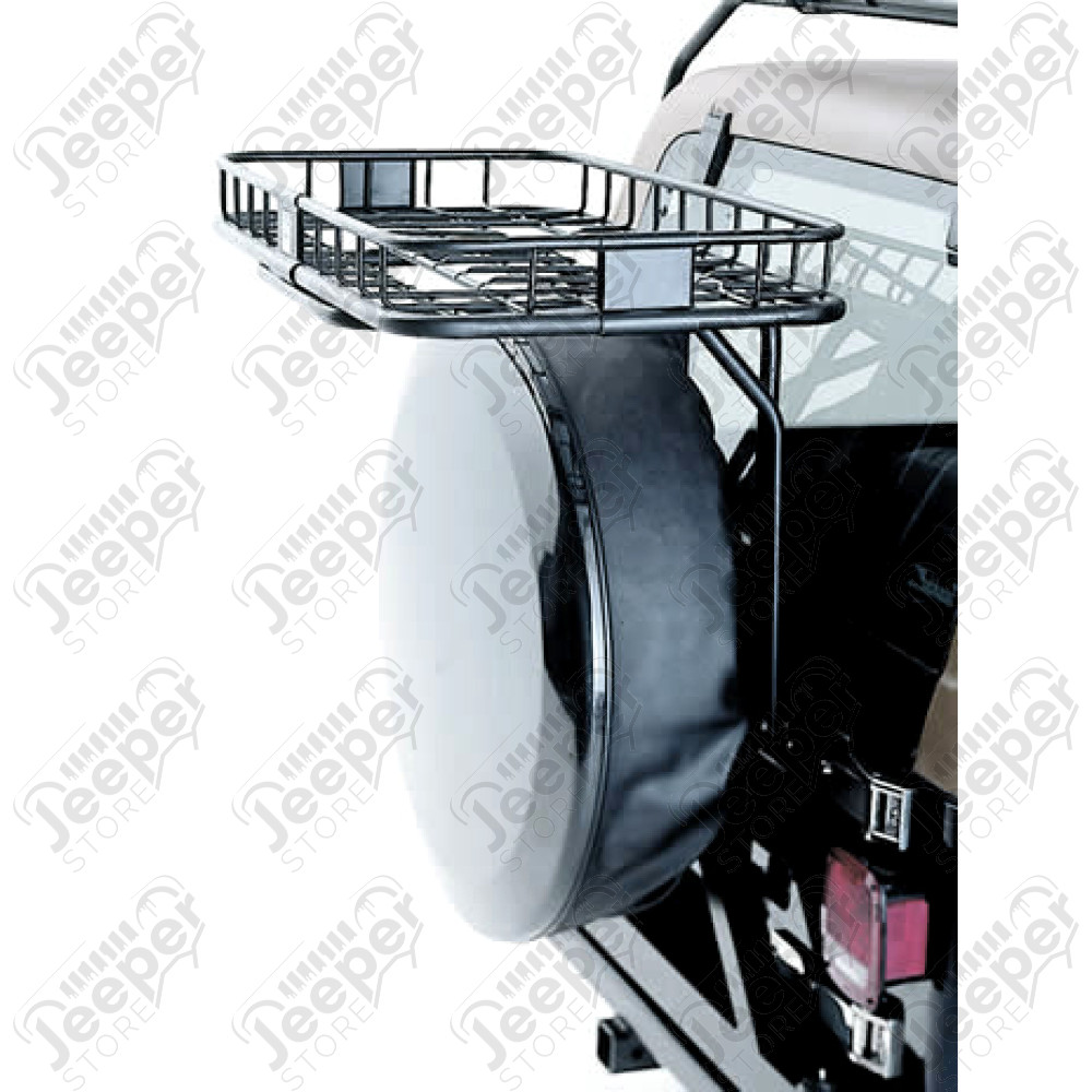  Porte bagages ''Trail Rack'' acier, noir 45 x 90 cm Wrangler TJ 