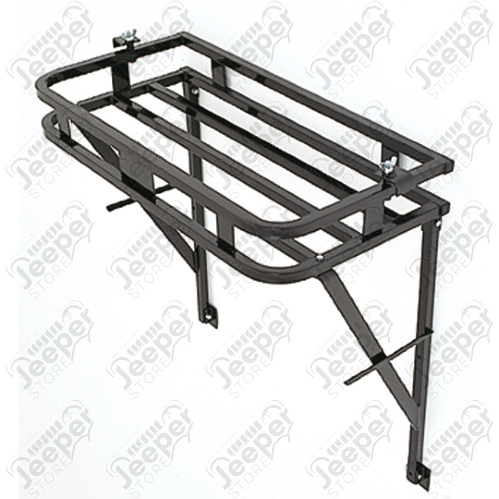  Porte bagages ''Trail Rack'' acier, noir 45 x 90 cm Wrangler TJ 