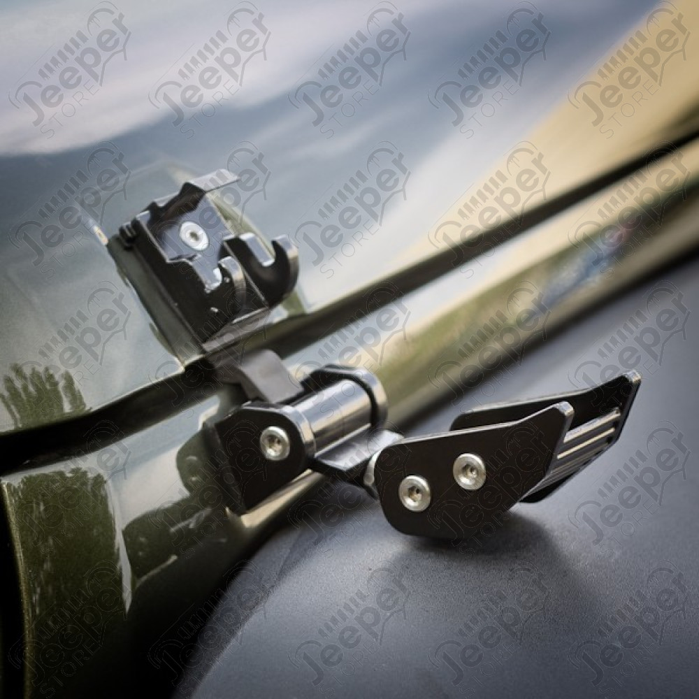 Kit attaches capot réglable en aluminium Jeep Wrangler JK