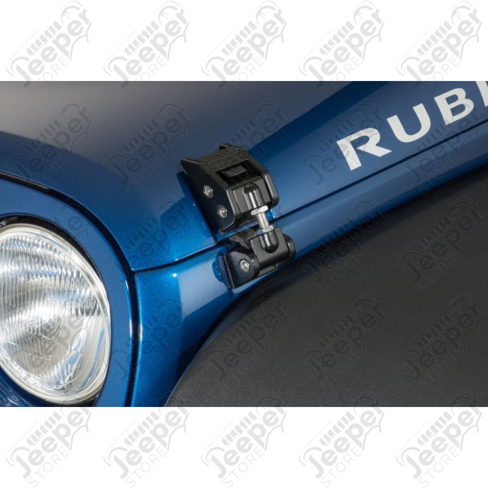 Kit attaches capot réglable en aluminium Jeep Wrangler JK