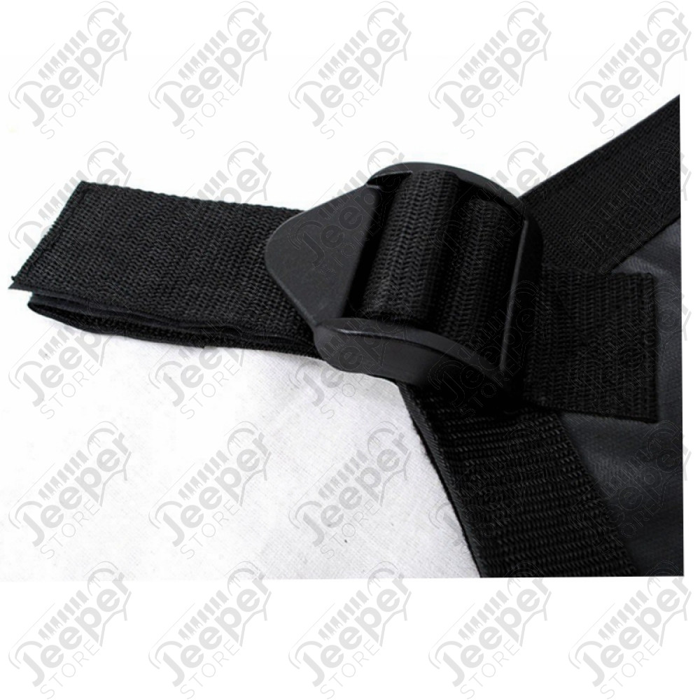 Protection de capot Jeep en tissu "String Jeep" pour Jeep Wrangler JK