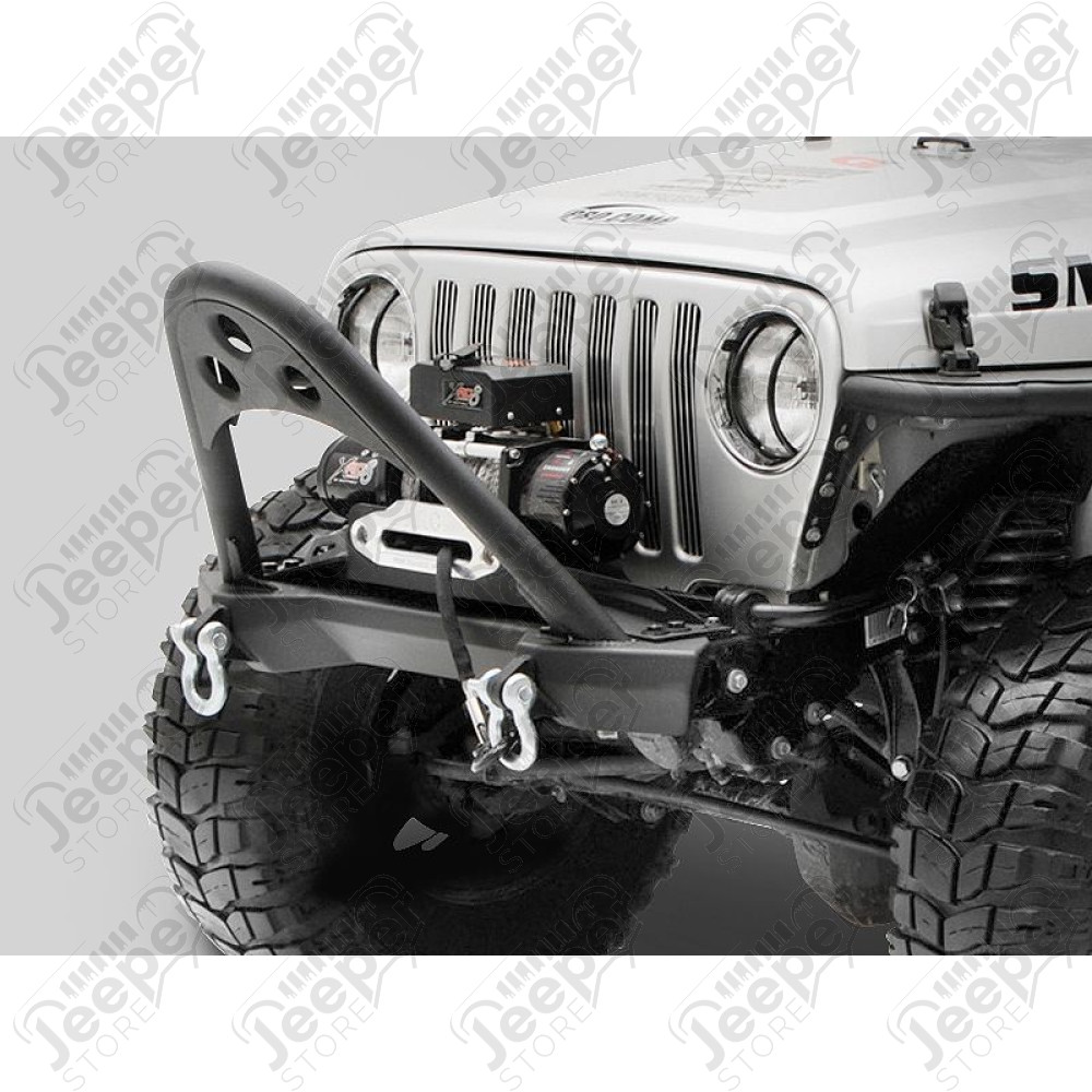 Pare chocs avant "Stinger" acier noir Jeep Wrangler YJ, TJ