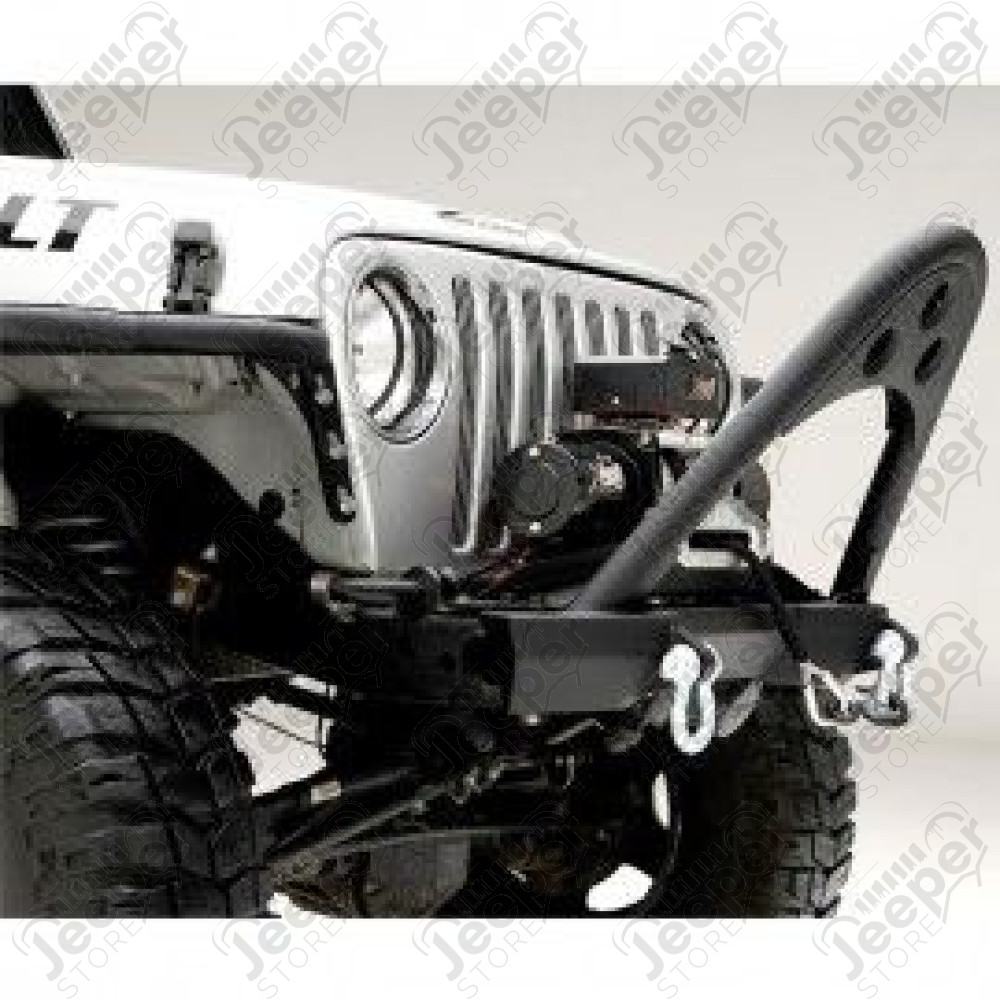Pare chocs avant "Stinger" acier noir Jeep Wrangler YJ, TJ