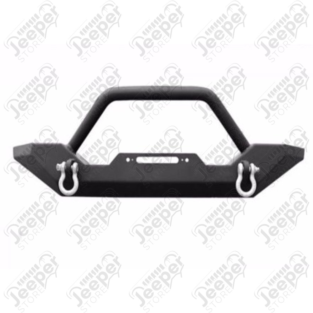 Pare chocs avant "Rock Crawler" acier noir - Jeep Wrangler YJ, Jeep Wrangler TJ - SB76801 / SB76800