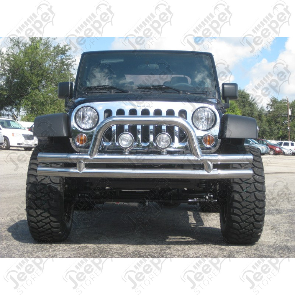Pare chocs avant tubulaire acier / inox Jeep Wrangler JK