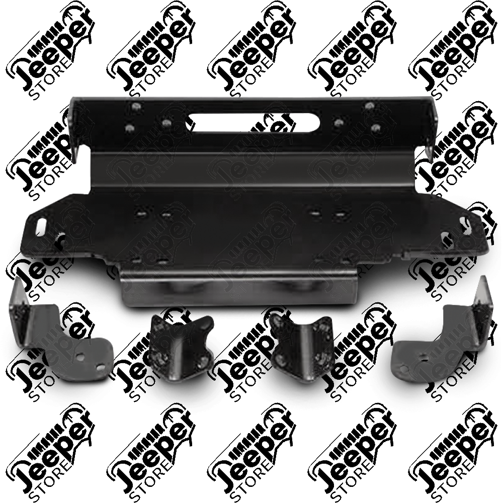 Support de treuil pour pare chocs avant Rubicon US Mopar Jeep Wrangler JL