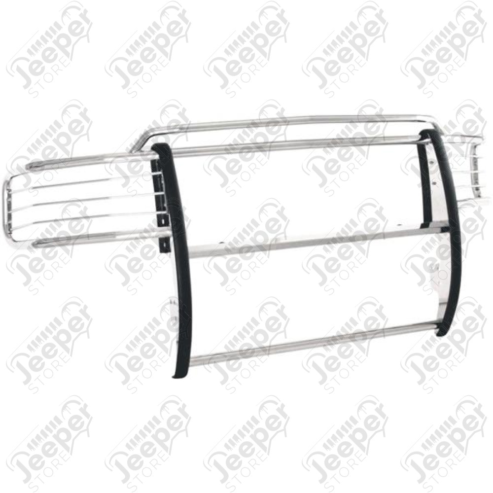 Push bar acier inox avec grilles de protection pour Jeep Grand Cherokee WL, WK2