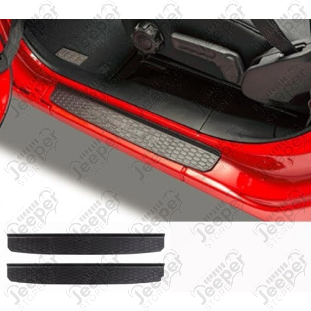 Kit de 2 protections de seuils de portes avant pour Jeep Wrangler JL (2 portes)
