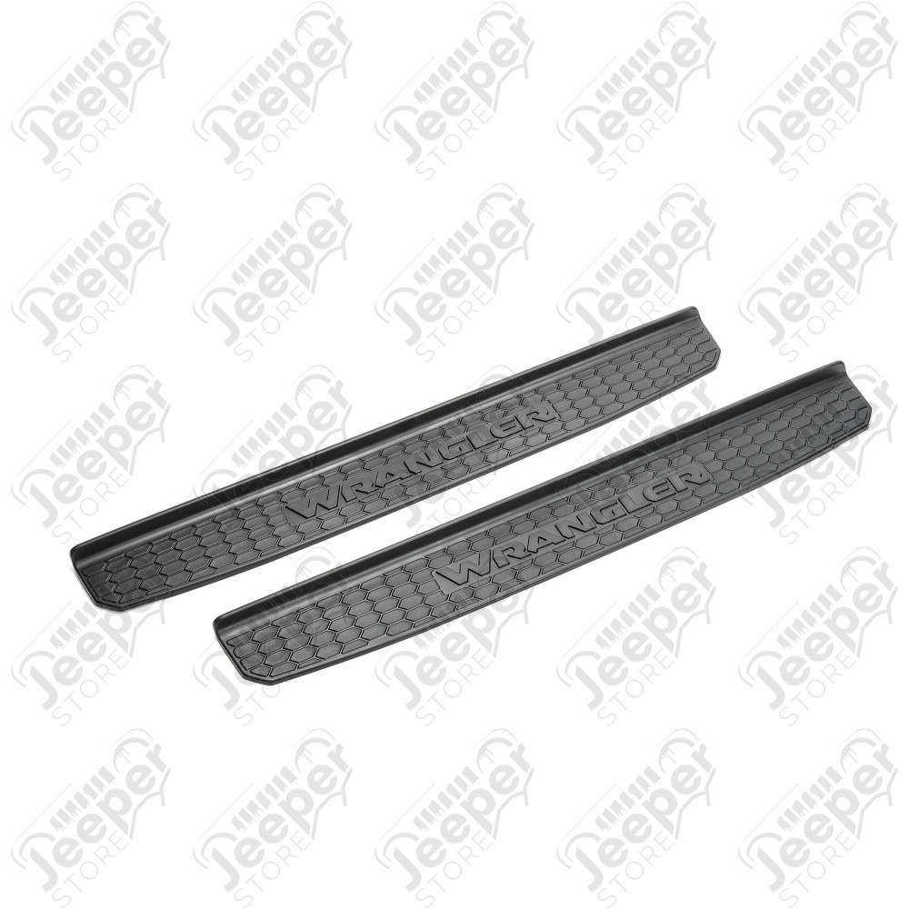 Kit de 2 protections de seuils de portes avant pour Jeep Wrangler JL (2 portes)