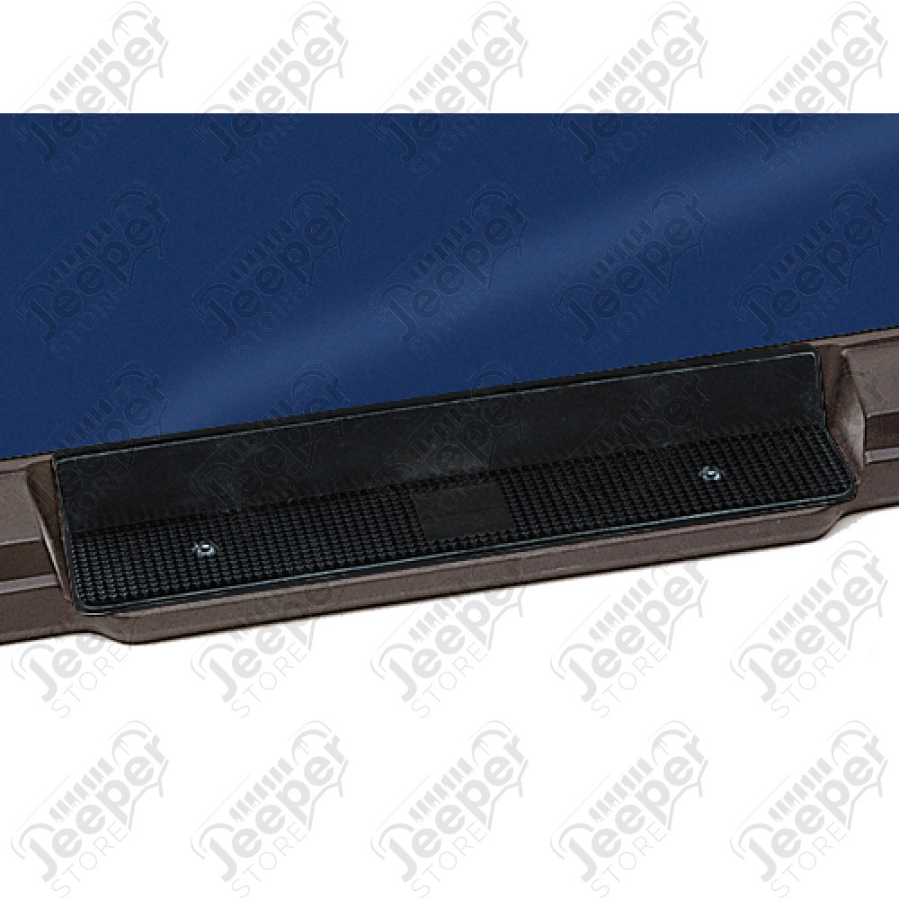 Protection de marche-pieds aluminium NOIR, Jeep Wrangler YJ pour marche pieds origine Wrangler YJ