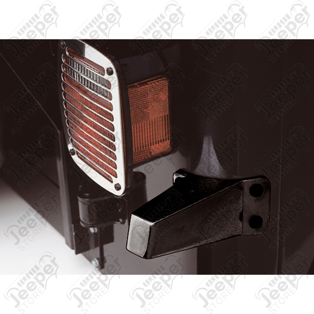 Butoir de roue de secours en acier noir Jeep CJ et Wrangler YJ