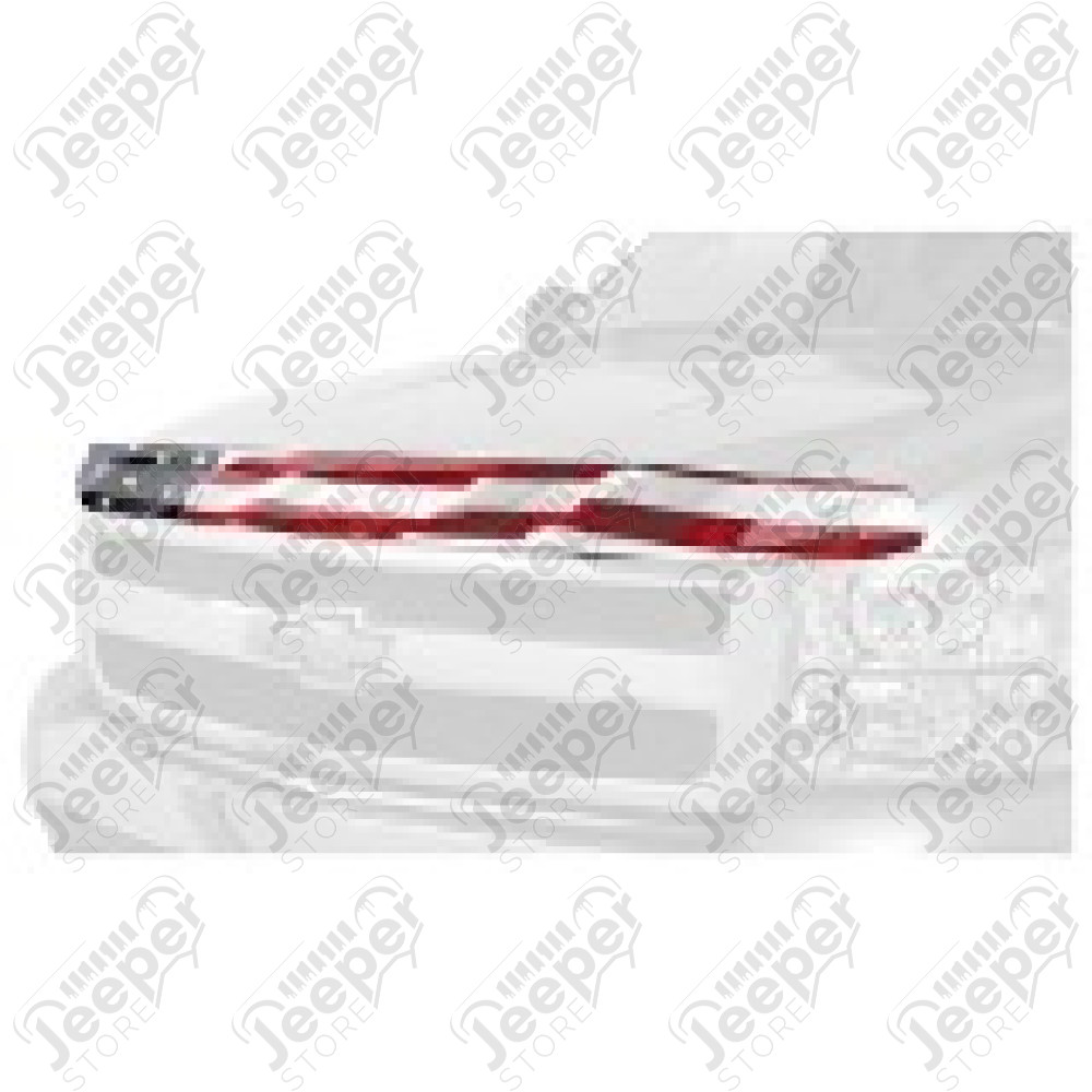 Déflecteur d'air de capot moteur (couleur drapeau USA) pour Jeep Wrangler JK