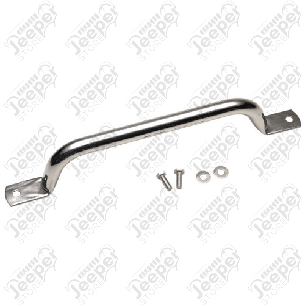 Poignée passager en acier / inox pour tableau de bord (n° 3) pour Jeep CJ