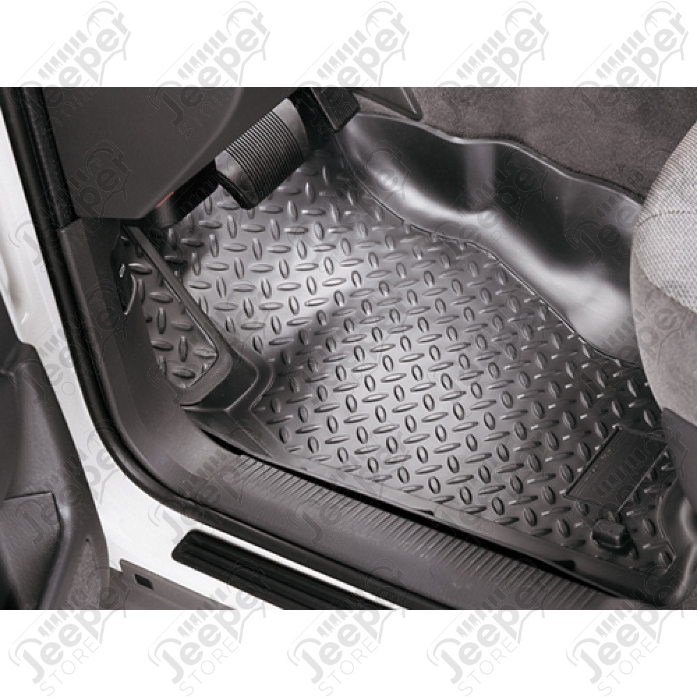 Kit de tapis de sol avant en caoutchouc - Jeep Cherokee XJ - 1566.40 / 30001 / 12920-25 / 12920.25