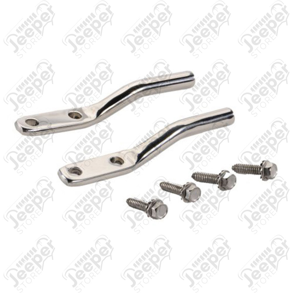 Kit de fixations de sangle pour porte en acier / inox (coté caisse) Jeep Wrangler TJ