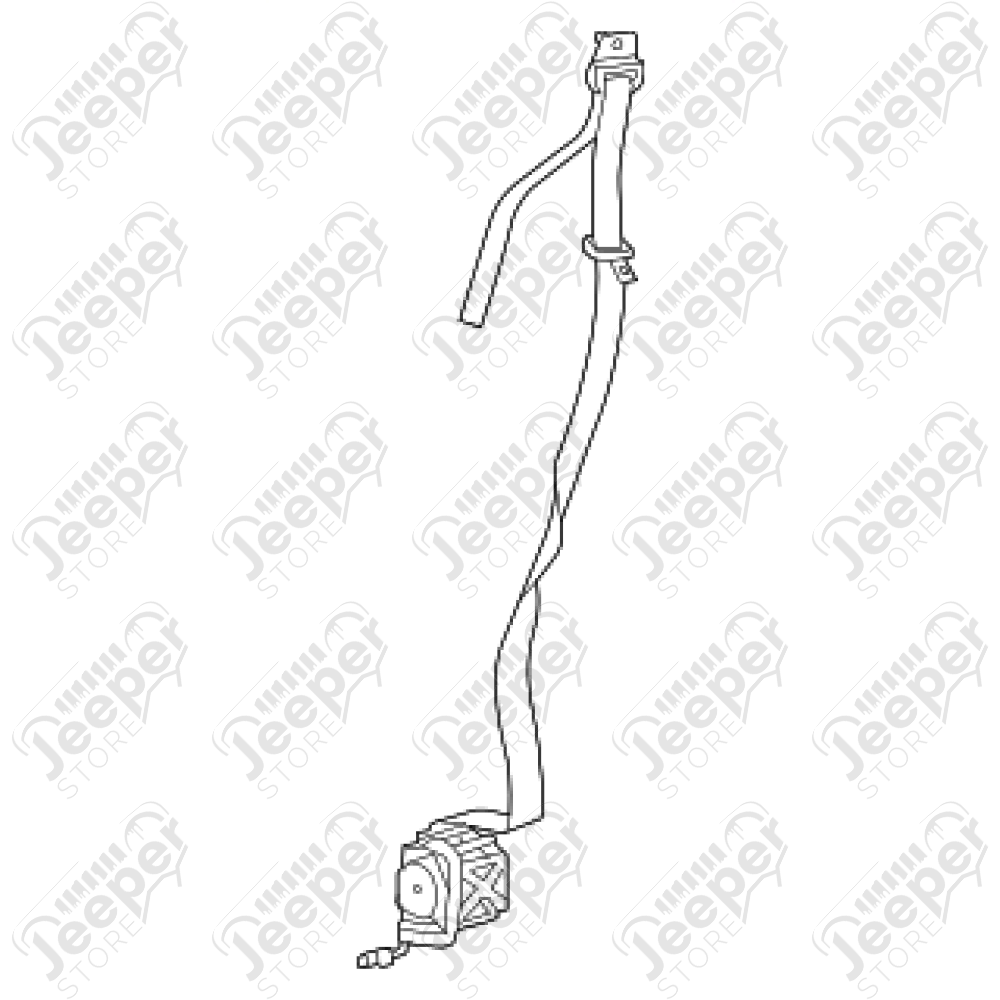 Occasion: ceinture de sécurité arrière gauche complète pour Jeep Grand Cherokee WJ, WG