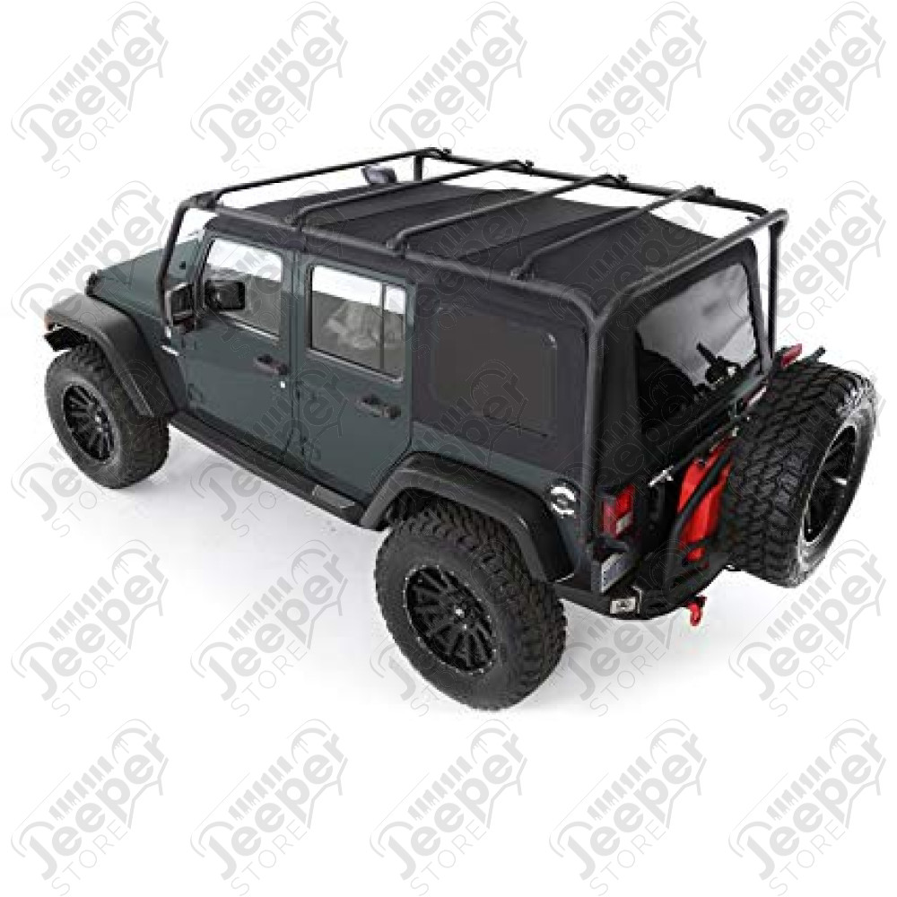 Galerie de toit acier noir Overhead Rack - Jeep Wrangler JK Unlimited (4 portes) - SB76717