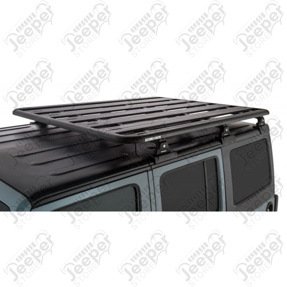 Galerie de toit Rhino-Rack BackBone avec plateau pour Jeep Wrangler JK Unlimited (4 portes) 